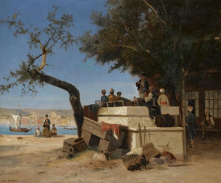 Charles Thodore Frre - Au Caf.webp