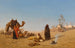 Die Haltestelle der Karawane - Charles Théodore Frère — Ansicht des Kunstwerks