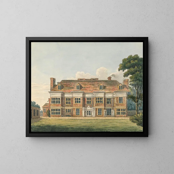 Maison d'Ealing, Middlesex - Charles Tomkins — gerahmtes Bild an der Wand