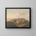 Donna con bestiame - Charles Towne — quadro incorniciato alla parete