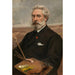 The painter Jean Pierre François Lamorinière - Charles Verlat — framed artwork on a wall