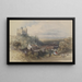 Château de Bolsover - Charles Walter Radclyffe — framed artwork on a wall
