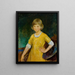 Portrait de Joan Becker - Charles Webster Hawthorne — gerahmtes Bild an der Wand
