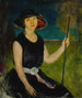 Il cappello nero - Charles Webster Hawthorne — vista dell’opera