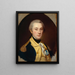 Generale William North - Charles Willson Peale — quadro incorniciato alla parete
