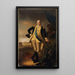 George Washington nach der Schlacht von Princeton - Charles Willson Peale — gerahmtes Bild an der Wand