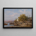 Die Ufer des Nils - Charles de Tournemine — gerahmtes Bild an der Wand