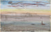 Sonnenaufgang über dem East River - Charles de Wolf Brownell — Ansicht des Kunstwerks
