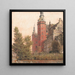 Château de Frederiksborg vu du nord-ouest - Christen Købke — framed artwork on a wall