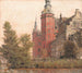 Château de Frederiksborg vu du nord-ouest - Christen Købke — artwork view