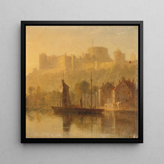 Château de Windsor depuis la Tamise - William Daniell