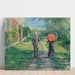 Riproduzione del dipinto Chemin Montant - Gustave Caillebotte