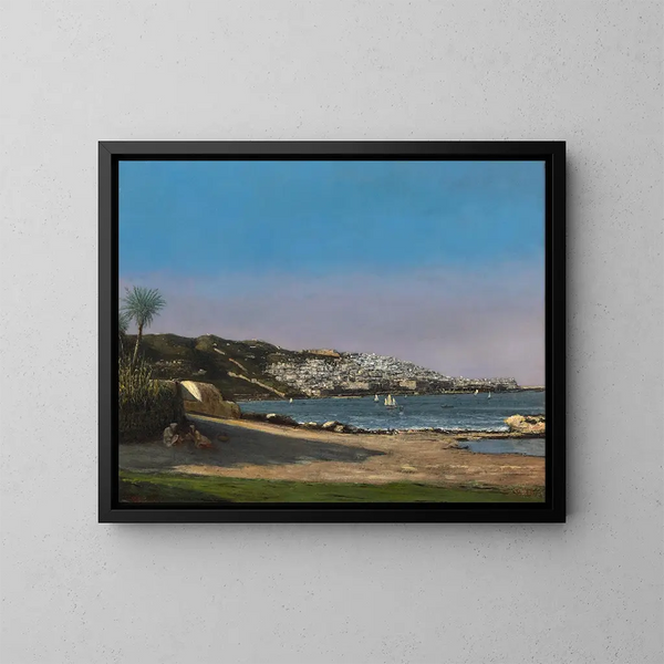 Baie d'Alger - Cherubino Pat — gerahmtes Bild an der Wand