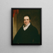 Thomas Abthorpe Cooper 1776-1849 - Chester Harding — framed artwork on a wall