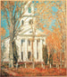 Kirche in Old Lyme, Connecticut - Childe Hassam — Ansicht des Kunstwerks
