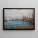 Port aux mille mâts - Childe Hassam — gerahmtes Bild an der Wand
