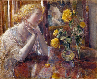 Childe Hassam - Marchal Niel Roses.webp