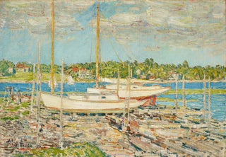 Childe Hassam - The Harbor.webp