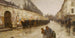 Eine Regenschauer in der Bonaparte-Straße - Childe Hassam — Ansicht des Kunstwerks