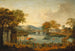 Prozession in der Nähe eines Sees - Chinesische Qing-Dynastie — Ansicht des Kunstwerks