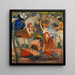 Christ and the children series Ceremonies VI - Witold Wojtkiewicz — framed artwork on a wall