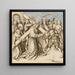 Christ Carrying the Cross - Circle of Hans Holbein the Elder — framed artwork on a wall