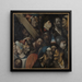 Christus mit dem Kreuz tragend - Hieronymus Bosch — gerahmtes Bild an der Wand