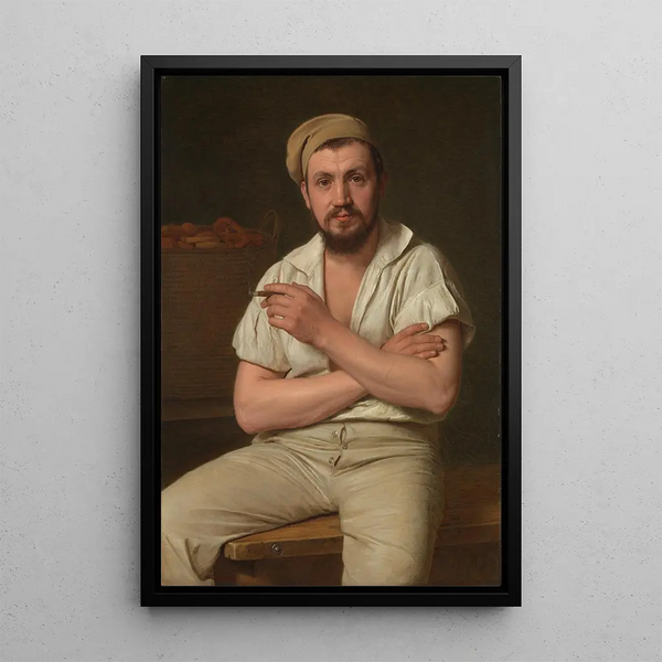 Riproduzione del dipinto Maestro panettiere P Ryder - Christen Købke