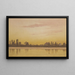 Dosseringen vue de la mer - Christen Købke — framed artwork on a wall