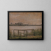 Vista di Copenaghen da Dosseringen - Christen Købke — quadro incorniciato alla parete