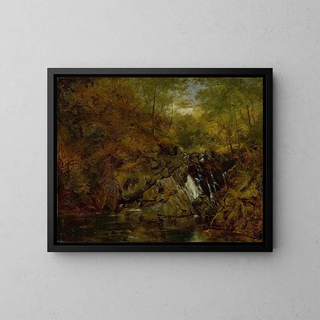 Christian Friedrich Gille - Mountain stream.webp