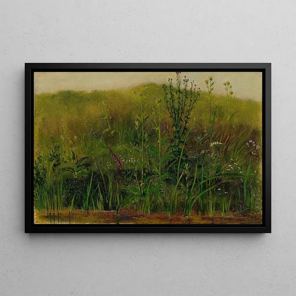 Christian Friedrich Gille - Plants on the bank.webp