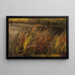 Roseaux am Ufer eines herbstlichen Bachs - Christian Friedrich Gille — gerahmtes Bild an der Wand