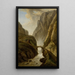 Pont du Diable sur la route du Saint-Gothard - Christian Georg Schütz l'Ancien — framed artwork on a wall