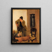 Charles Lundh in conversazione con Christian Krohg - Christian Krohg — quadro incorniciato alla parete