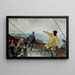 Leiv Eirikson entdeckt Amerika - Christian Krohg — gerahmtes Bild an der Wand