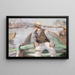 Regarde devant, port de Bergen - Christian Krohg — quadro incorniciato alla parete