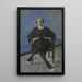 Naima Wifstrand l'attrice - Christian Krohg — quadro incorniciato alla parete