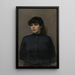 Portrait de Jossa - Christian Krohg — gerahmtes Bild an der Wand