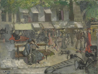 Christian Krohg - Scene from a Street in Paris.webp