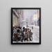 Kampf ums Leben - Christian Krohg — gerahmtes Bild an der Wand