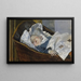 Tulla, die Enkelin des Künstlers - Christian Krohg — gerahmtes Bild an der Wand