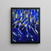 Abstraktion des blauen Berges - Christian Rohlfs — gerahmtes Bild an der Wand