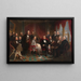 Washington Irving e i suoi amici letterari a Sunnyside (Conflitto di caso) - Christian Schussele — quadro incorniciato alla parete