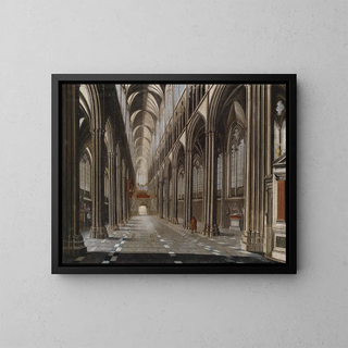 Christian Stcklin - Gotisches Kircheninterieur.webp
