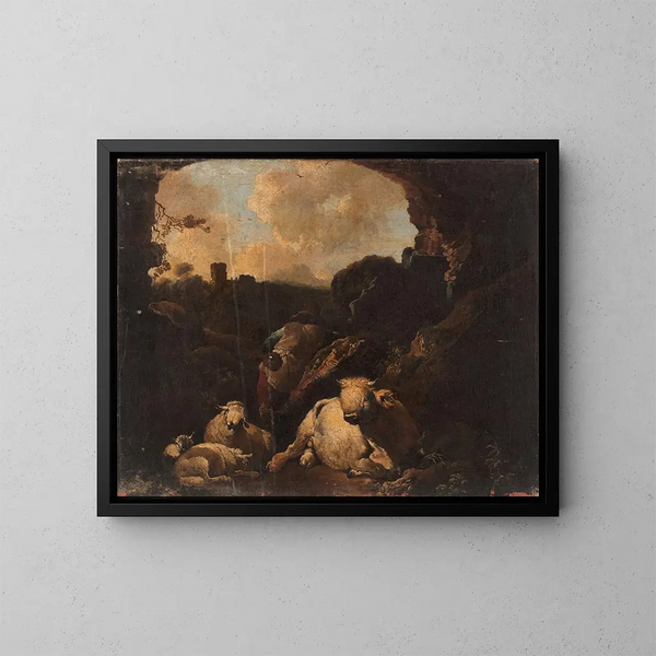 Storia olandese - Christian Wilhelm Ernst Dietrich — quadro incorniciato alla parete