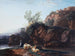 Landschaft mit Felsen in der Nähe eines Flusses - Christian Wilhelm Ernst Dietrich — Ansicht des Kunstwerks