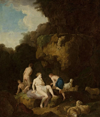 Christian Wilhelm Ernst Dietrich - Nymphs in a grotto.webp