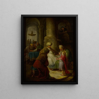Christian Wilhelm Ernst Dietrich - Young Christ among the doctors in the temple.webp