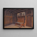 Sala in un castello - Christian Winter — quadro incorniciato alla parete